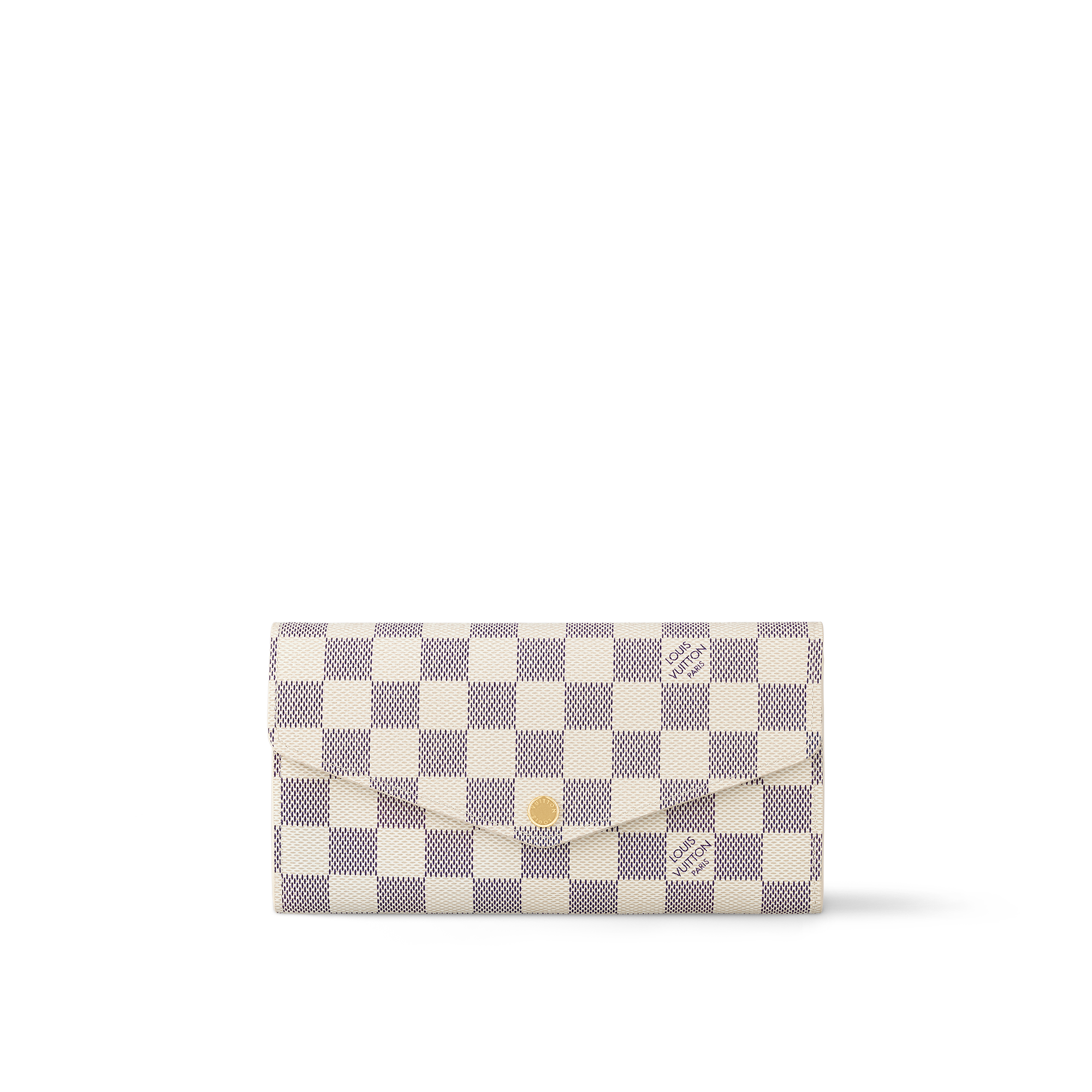 LOUIS VUITTON WALLET DAMIER 2024 AZURTEFEUILLE SARAH (CA4038)